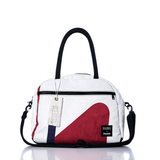 Vintage Red and Blue Essential Weekender Travel Bag