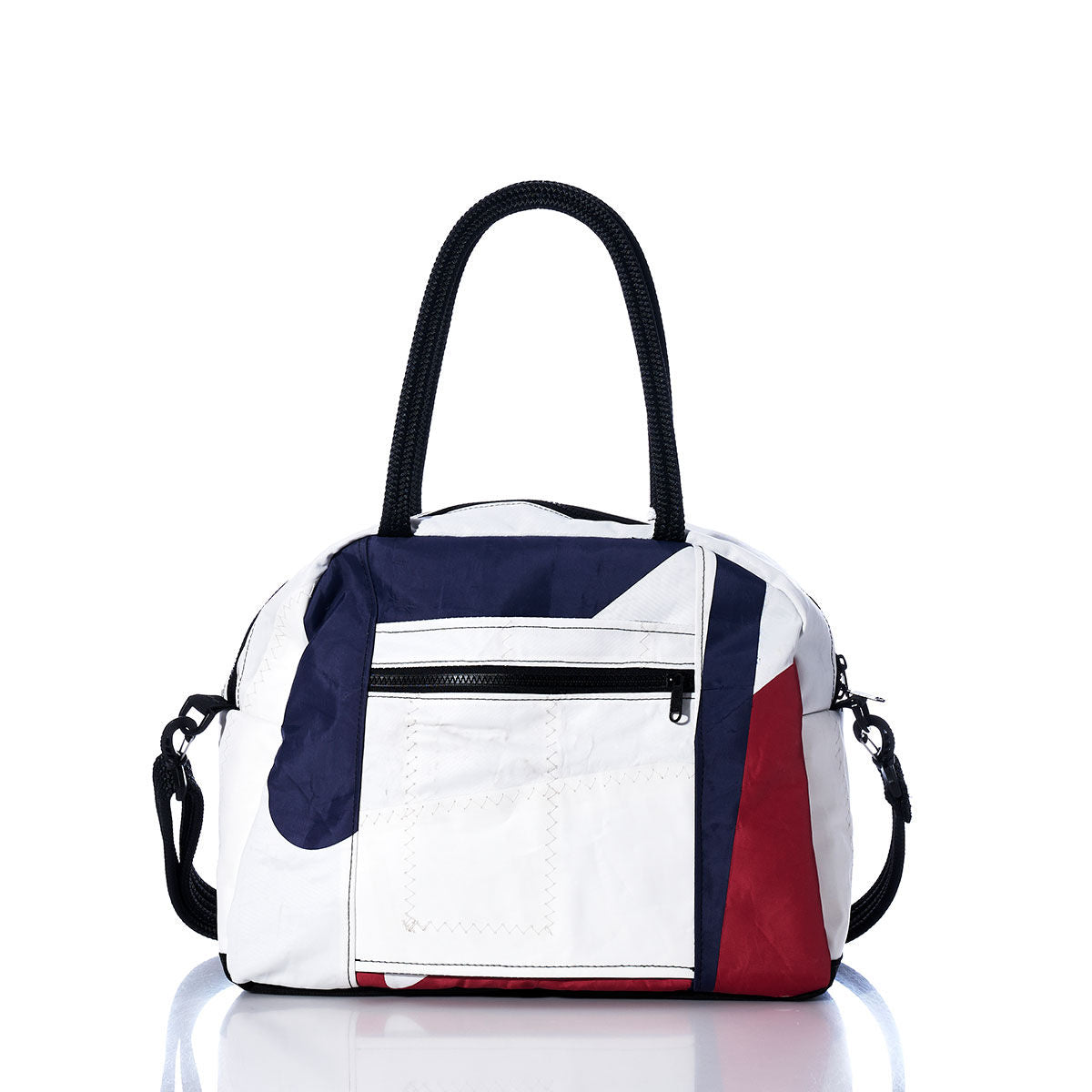 Vintage Red and Blue Essential Weekender Travel Bag Alternate View